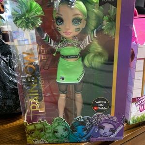 Rainbow High CHEER Series 1 JADE HUNTER Green Fashion Doll Cheerleader Collect
